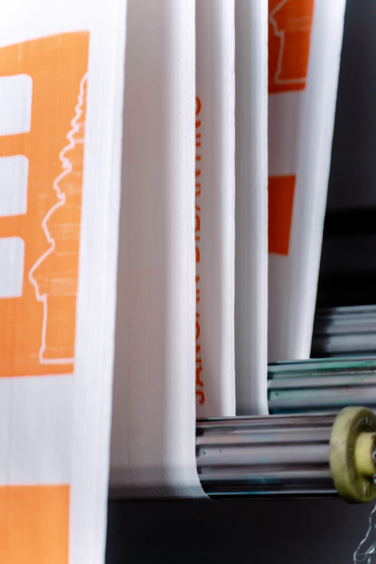 Printed woven packaging preparation